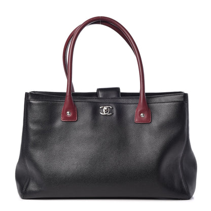 Chanel Large Leather Black Tote Bag