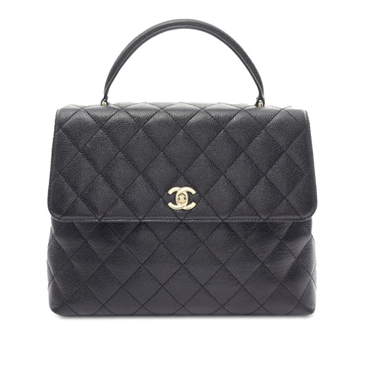 Chanel Caviar Kelly Top Handle (SHG-hzivnC)