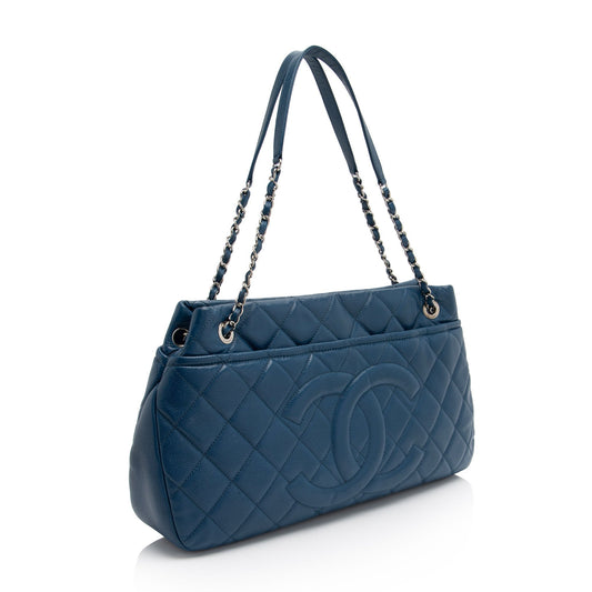 Chanel Caviar Leather CC Timeless Medium Shoulder Bag