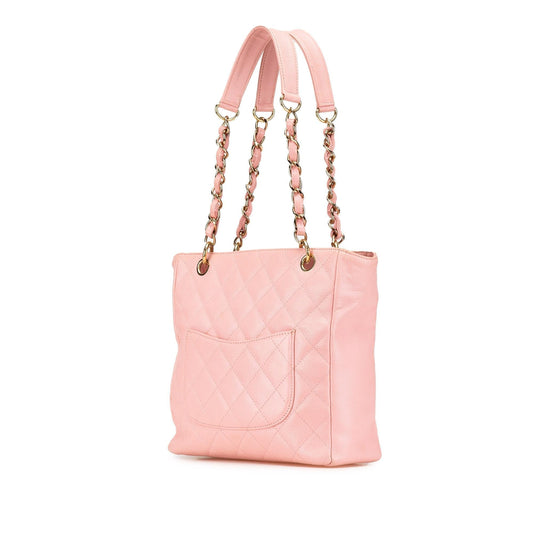 Chanel Caviar Petite Shopping Tote