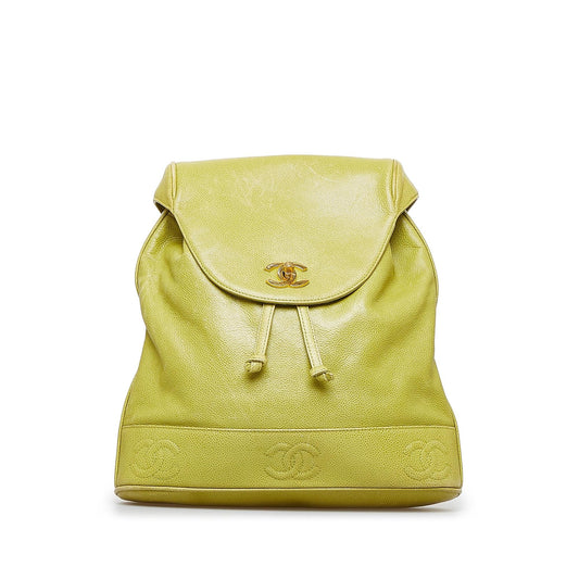 Chanel Caviar Triple CC Backpack (SHG-wbhEE0)