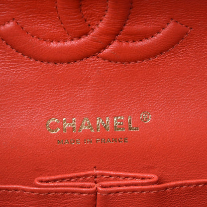 Chanel Flap Medium Lambskin Gold Shoulder Bag