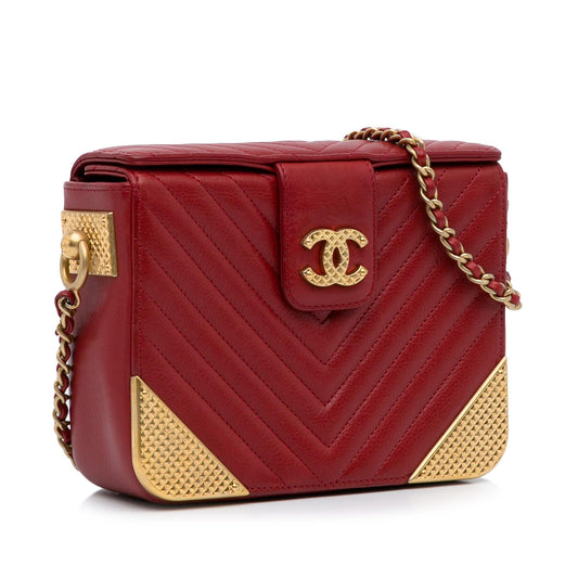 Chanel Chevron Rock The Corner Minaudiere Bag