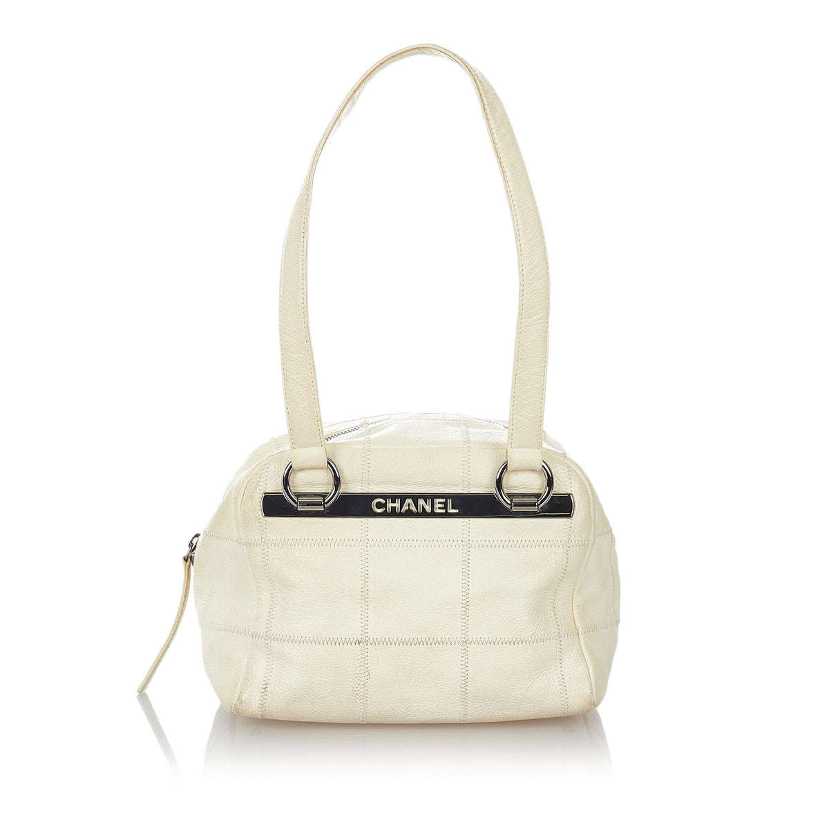 Chanel Choco Bar Caviar Leather Shoulder Bag (SHG-26806)