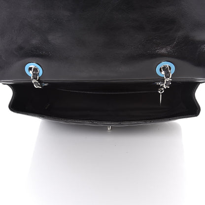 Chanel Flap Small Leather Black Tote Bag