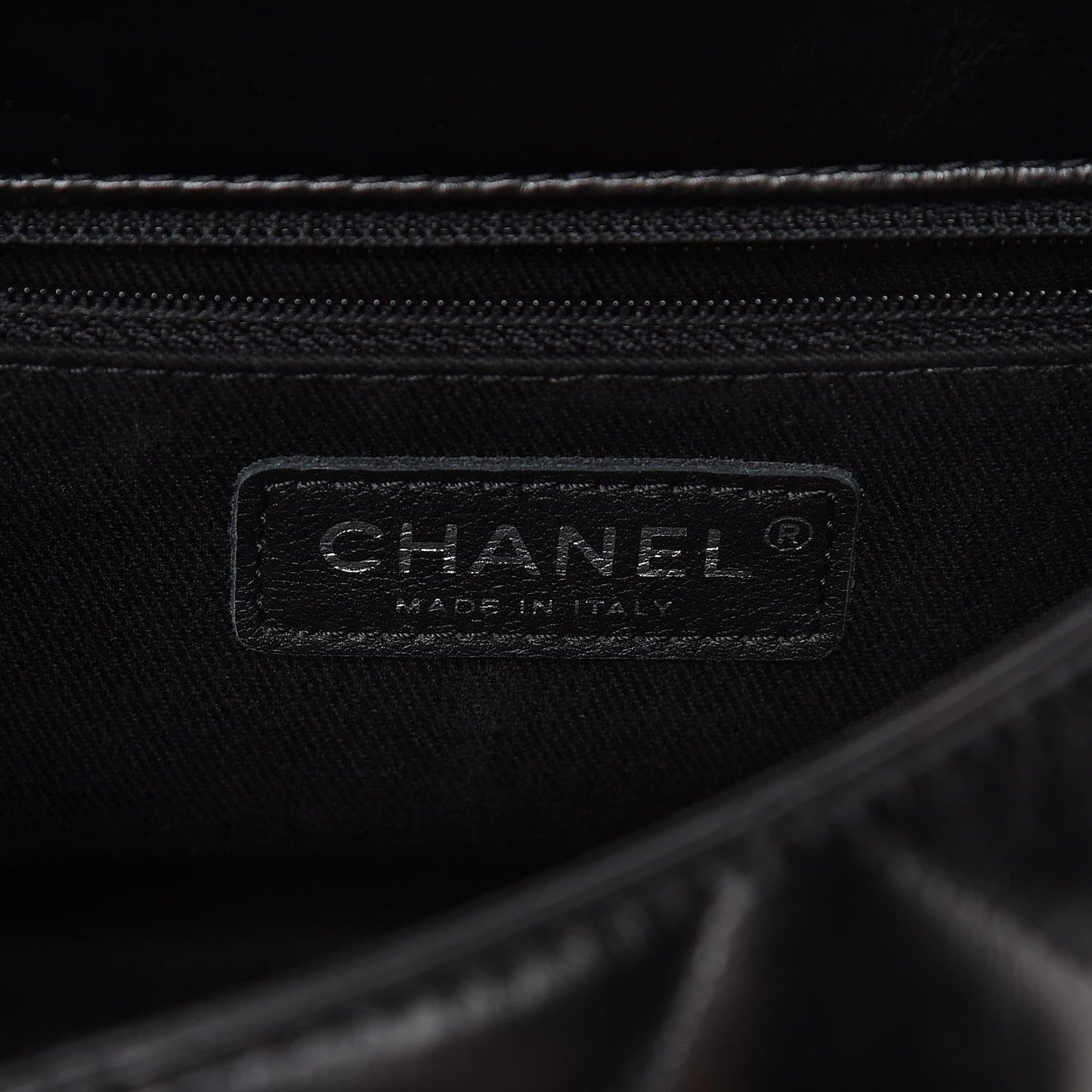 Chanel Flap Small Leather Black Tote Bag