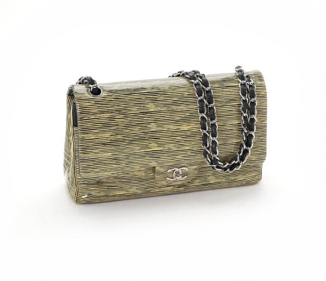 Chanel Flap Leather Black Shoulder Bag 4