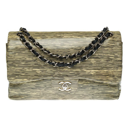 Chanel Flap Leather Black Shoulder Bag 4
