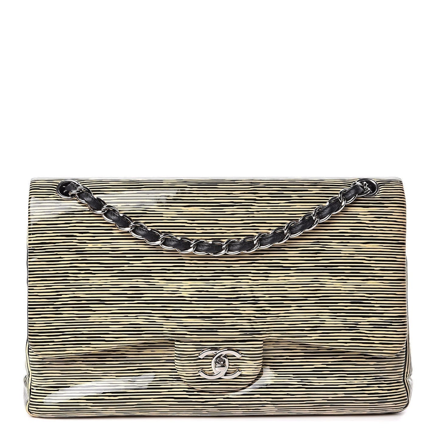 Chanel Flap Leather Black Shoulder Bag 4