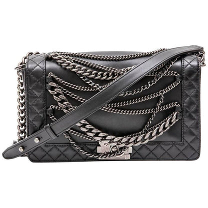 Chanel Flap Medium Lambskin Black Shoulder Bag 3