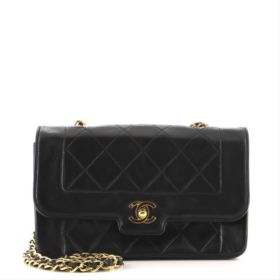 Chanel Flap Small Lambskin Black Shoulder Bag