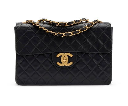 Chanel Classic Flap 25 Lambskin Black Shoulder Bag