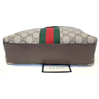 GUCCI Ophidia GG Supreme Canvas Small Shoulder Bag Beige 499621