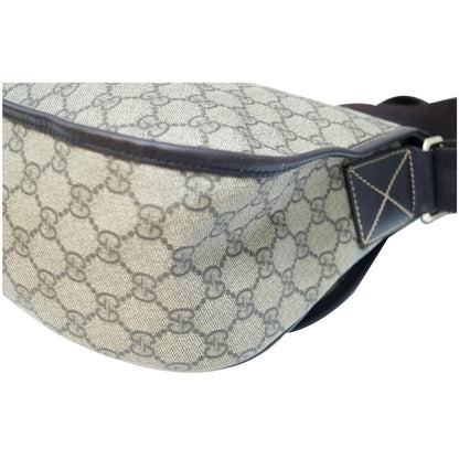 GUCCI GG Plus Canvas Messenger Crossbody Bag Beige 201732