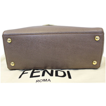 FENDI Roma Petite 2 Jours Leather Shoulder Handbag
