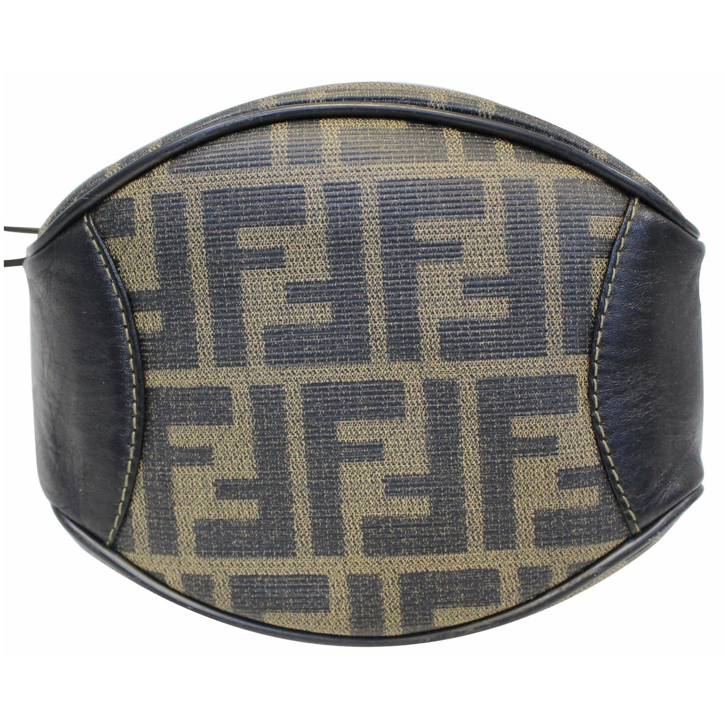 FENDI Drawstring Bucket Crossbody Bag Brown