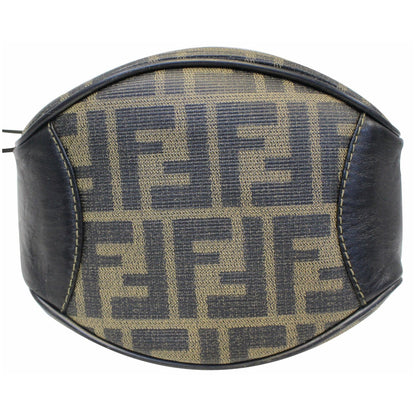 FENDI Drawstring Bucket Crossbody Bag Brown