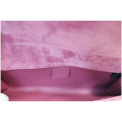 GUCCI Broadway Patent Microguccissima Small Clutch Fuschia - Last Call