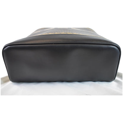 GUCCI Guccy Magnetismo Leather Backpack Bag Black 419584
