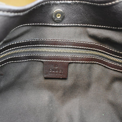GUCCI 85th Anniversary Horsebit GG Canvas Hobo Bag Beige 163804