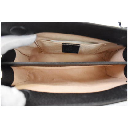 GUCCI Ophidia Small Web Calfskin Shoulder Bag Black 503877