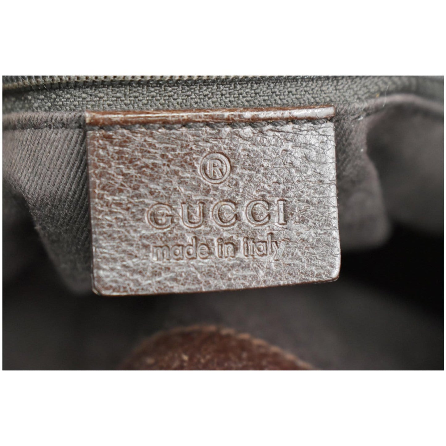 GUCCI Drawstring GG Monogram Canvas Hobo Bag Beige 115006