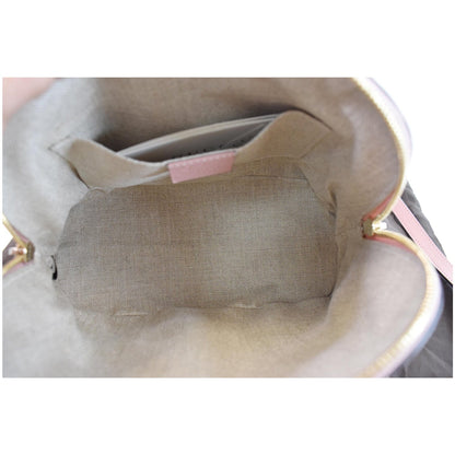 GUCCI Mini Dome Micro Guccissima Leather Shoulder Bag Pink 449654
