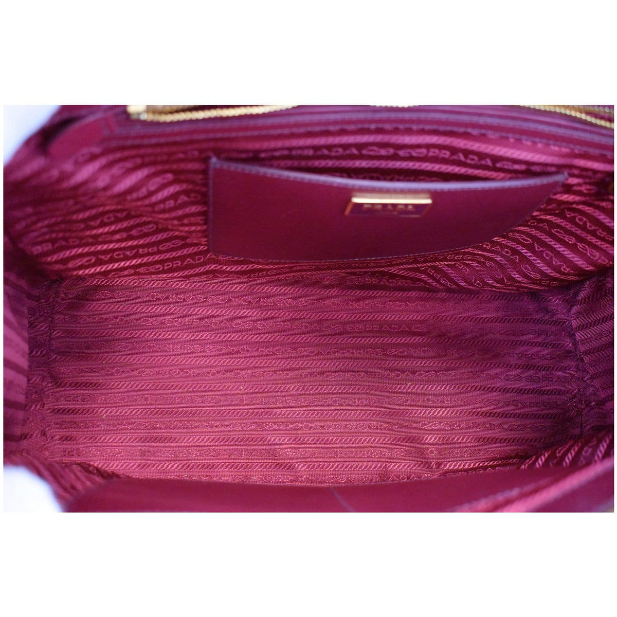PRADA Lux Large Saffiano Leather Tote Bag Red