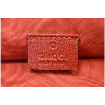 GUCCI Linea Merida Web Stripe Canvas Zip Pouch Multicolor 524788