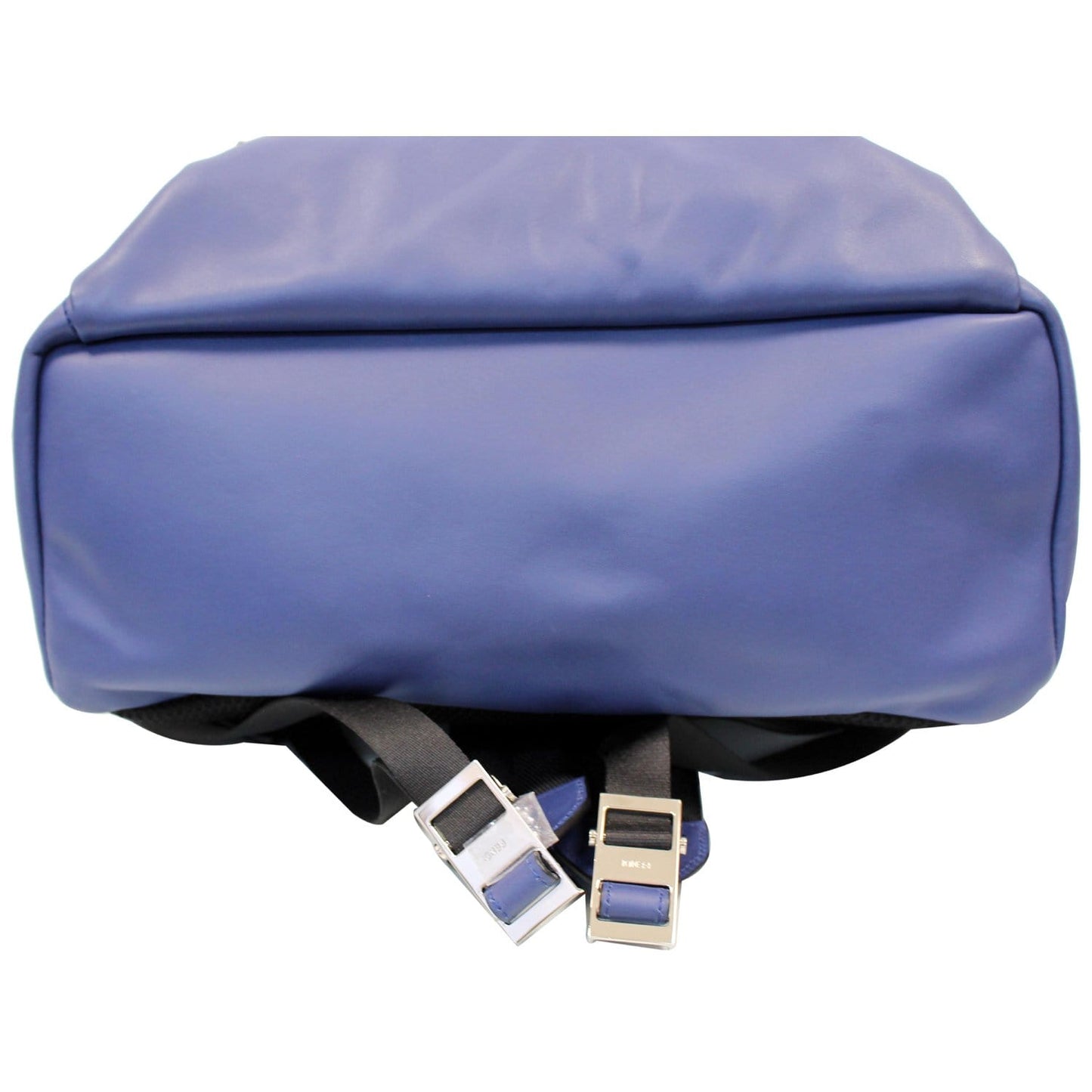 FENDI Are You Serious Backpack Bag with Face Charm Blue