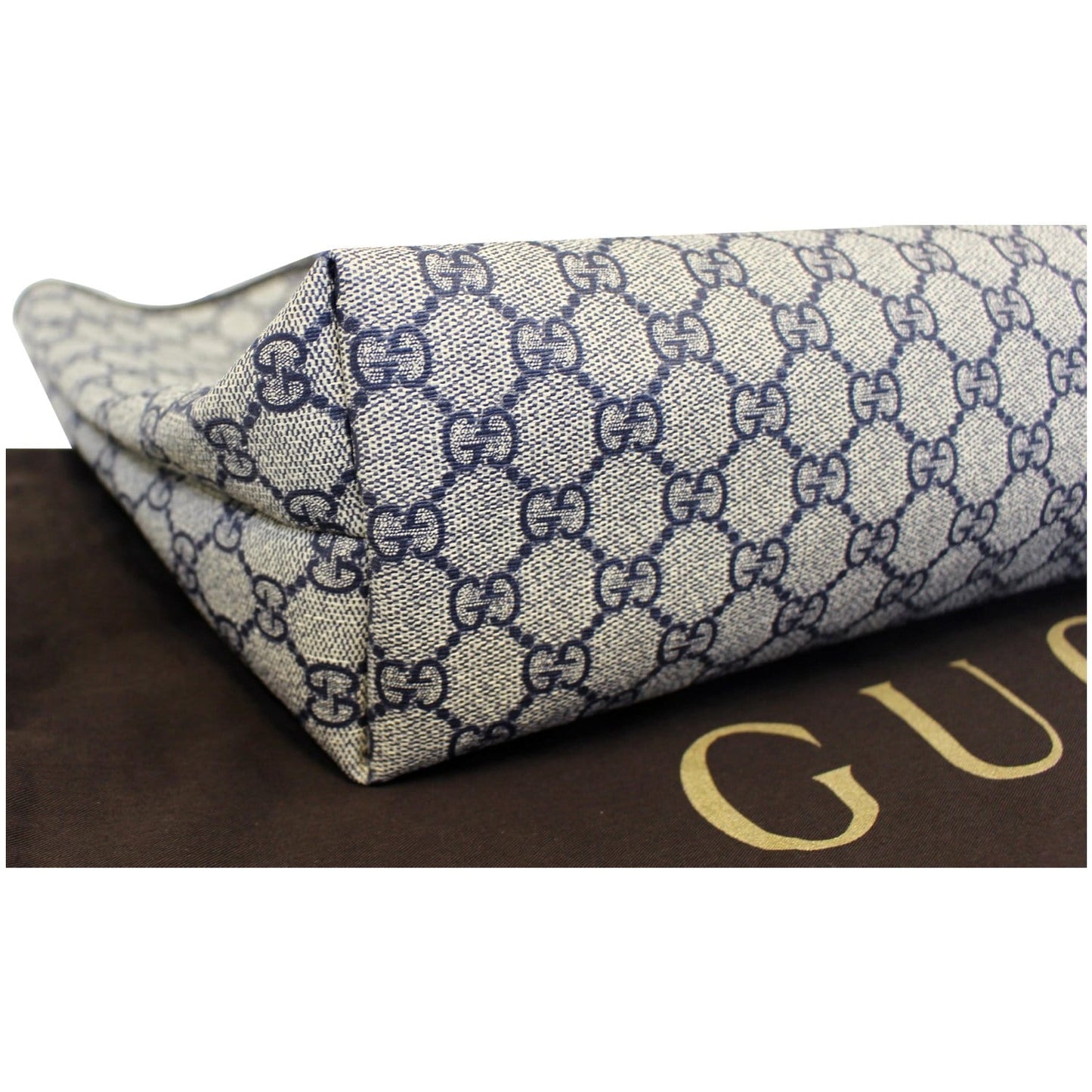 GUCCI GG Supreme Tote Bag 211134 Blue