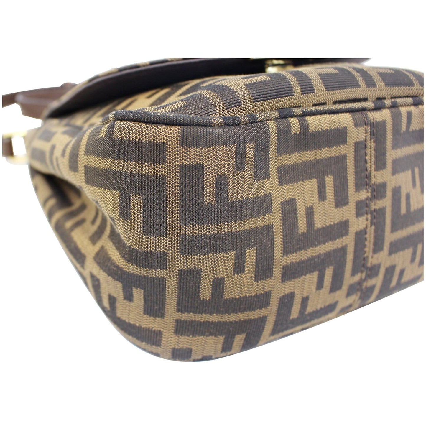 FENDI Zucca Small Crossbody Bag Tobacco Brown