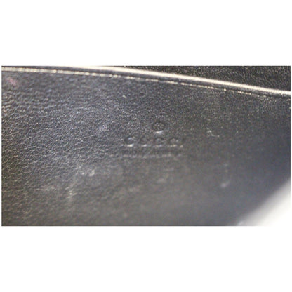 GUCCI Micro GG Patent Leather Clutch Crossbody Bag 354086