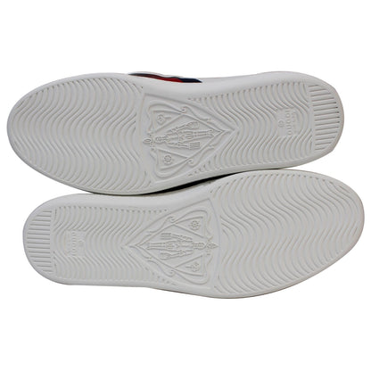 GUCCI Ace Low-Top With Removable Patches Sneaker White 477107 US 9
