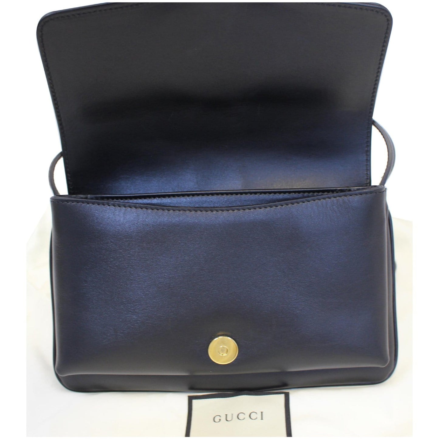 GUCCI Arli Small Leather Shoulder Bag Black 550129