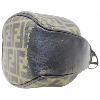 FENDI Drawstring Bucket Crossbody Bag Brown