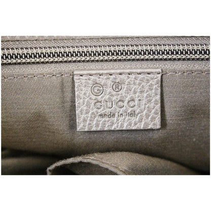 GUCCI GG Canvas Tote Travel Bag Beige