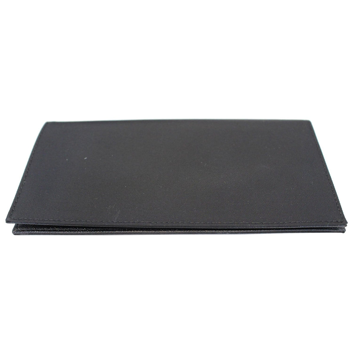 PRADA Nylon Checkbook Cover Wallet Black