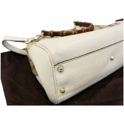 GUCCI Bamboo Diana GG Canvas 2Way Shoulder Handbag