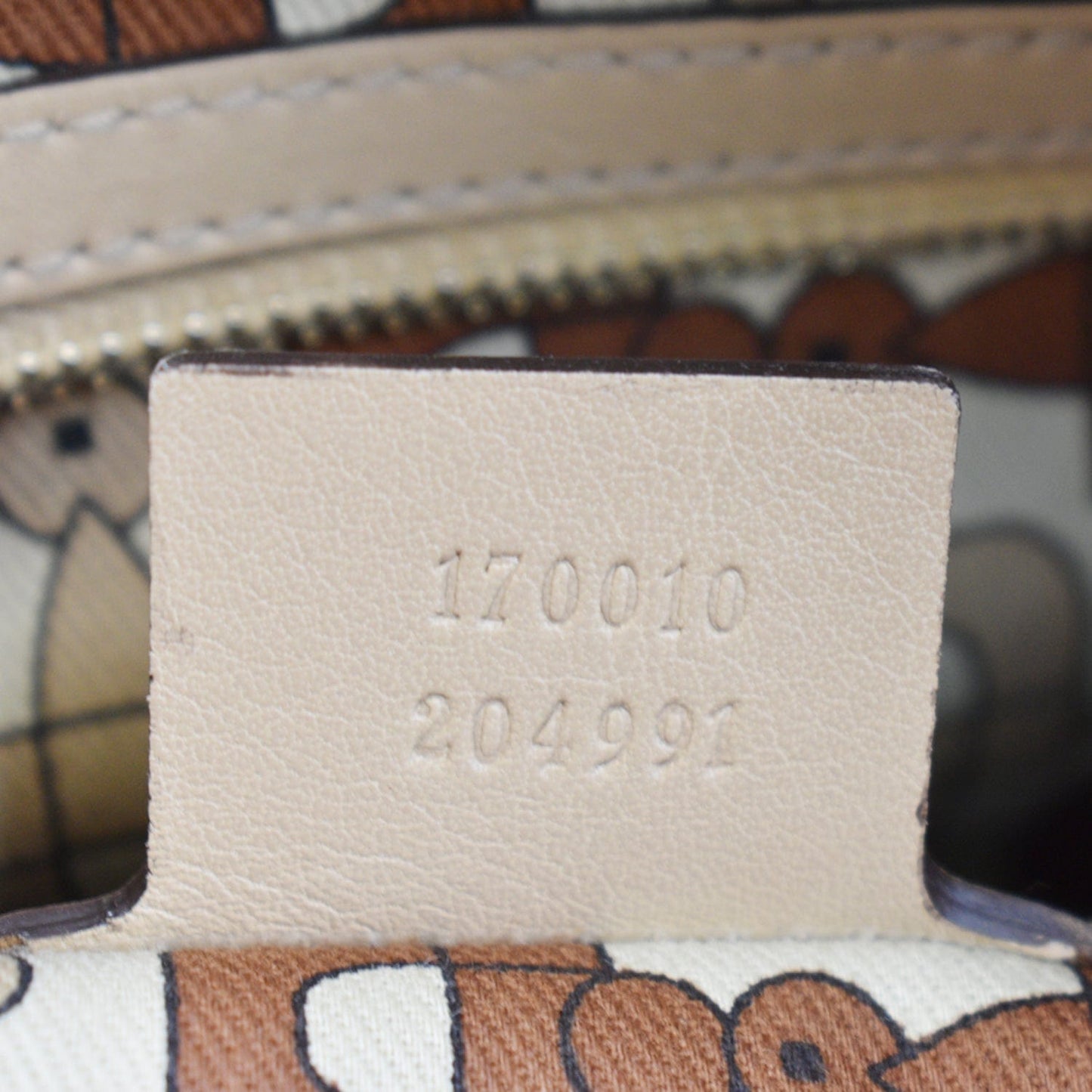 GUCCI Small Britt Guccissima Leather Satchel Bag Beige 170010