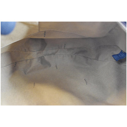 FENDI Half Moon Zucca Canvas Hobo Bag Brown