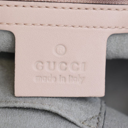 GUCCI GG Marmont Medium Metelasse Quilted Leather Shoulder Bag Nude 453569 - Hot Deals