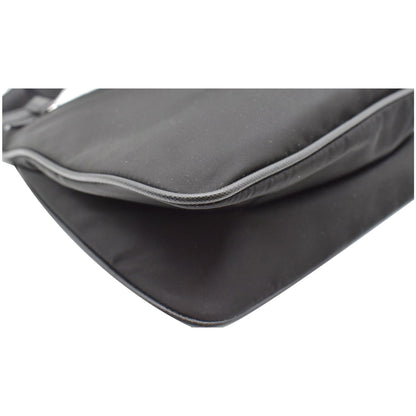 PRADA Re-Nylon Saffiano leather Crossbody Bag Black