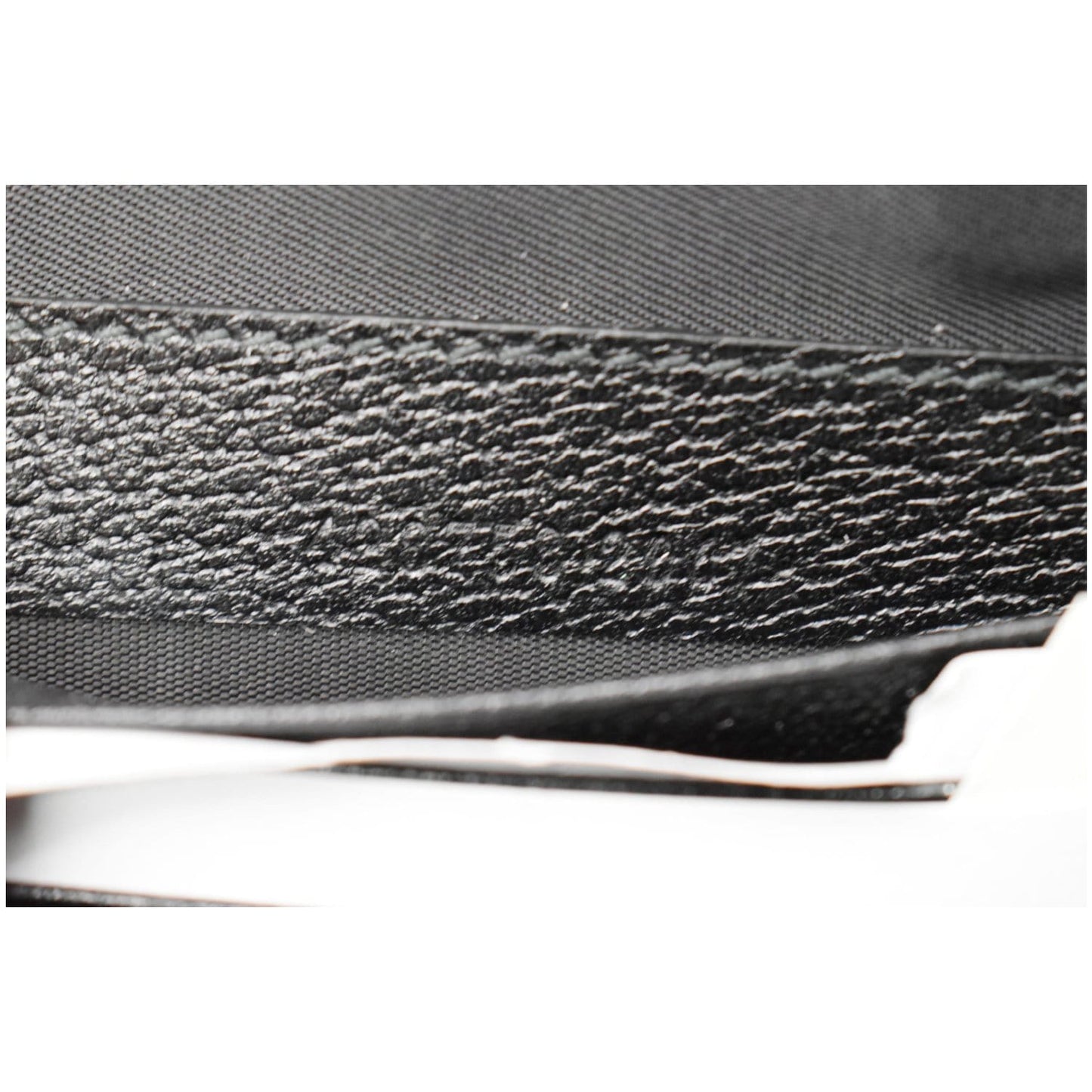 GUCCI Agora Web Leather Bag Black 428758