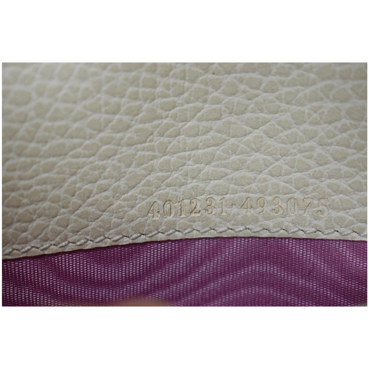 GUCCI Dionysus Mini Leather Chain Shoulder Bag Off White 401231