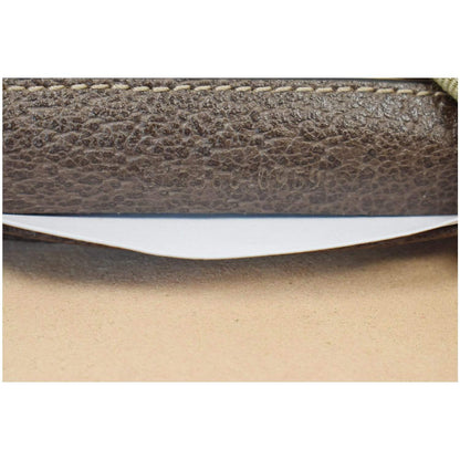 GUCCI Ophidia GG Supreme Monogram Phone Case Wristlet Brown 517366