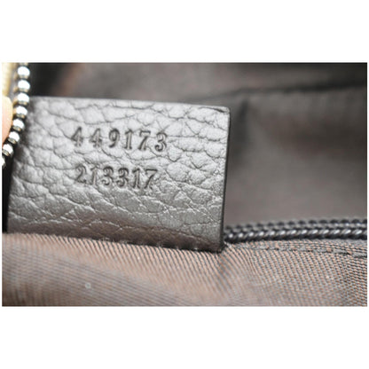GUCCI GG Monogram Canvas Messenger Bag Dark Brown 449173