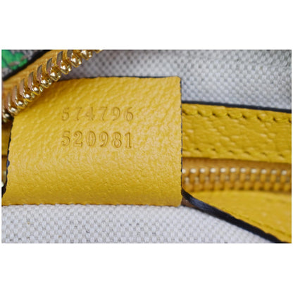 GUCCI Ophidia Flora GG Supreme Canvas Belt Messenger Bag Beige 574796