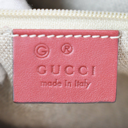 GUCCI Microguccissima Small Leather Crossbody Bag Navy Red 510286
