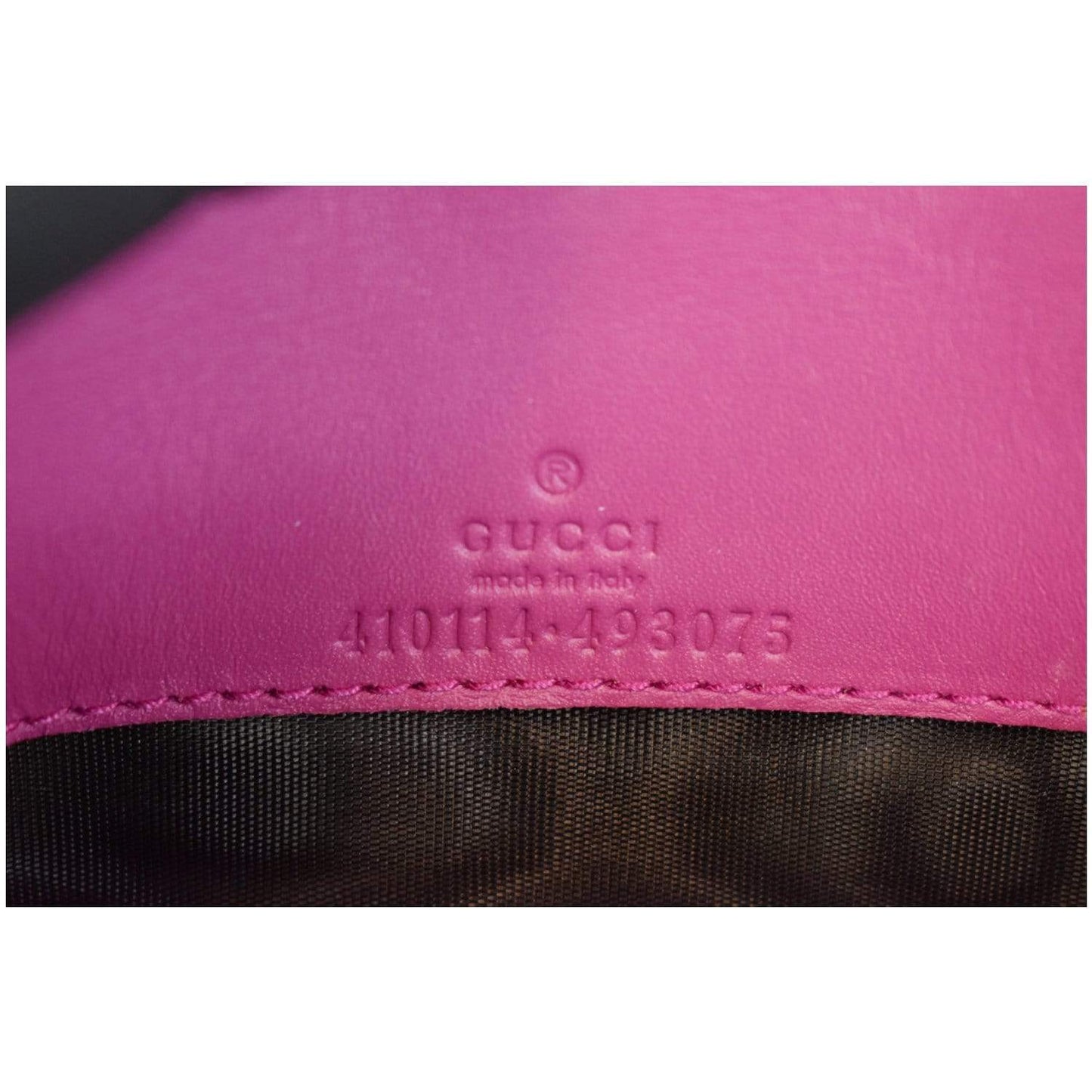 GUCCI GG Supreme Chain Wallet Clutch Bag Red 410114 - 15% OFF